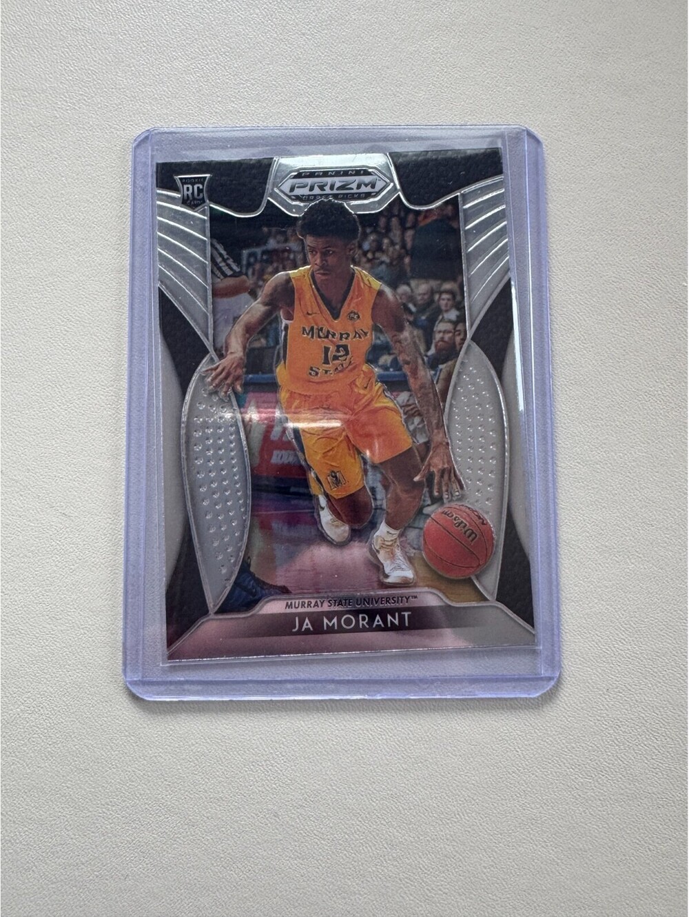 2019 - 2020 Panini Prizm Draft Picks Ja Morant RC Rookie Card #65 Murray State U